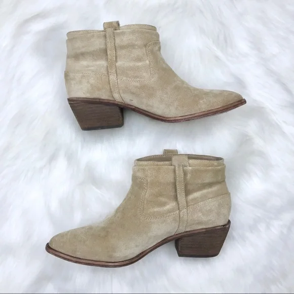 JOIE Ajax Suede Ankle Booties - Picture 3 of 8